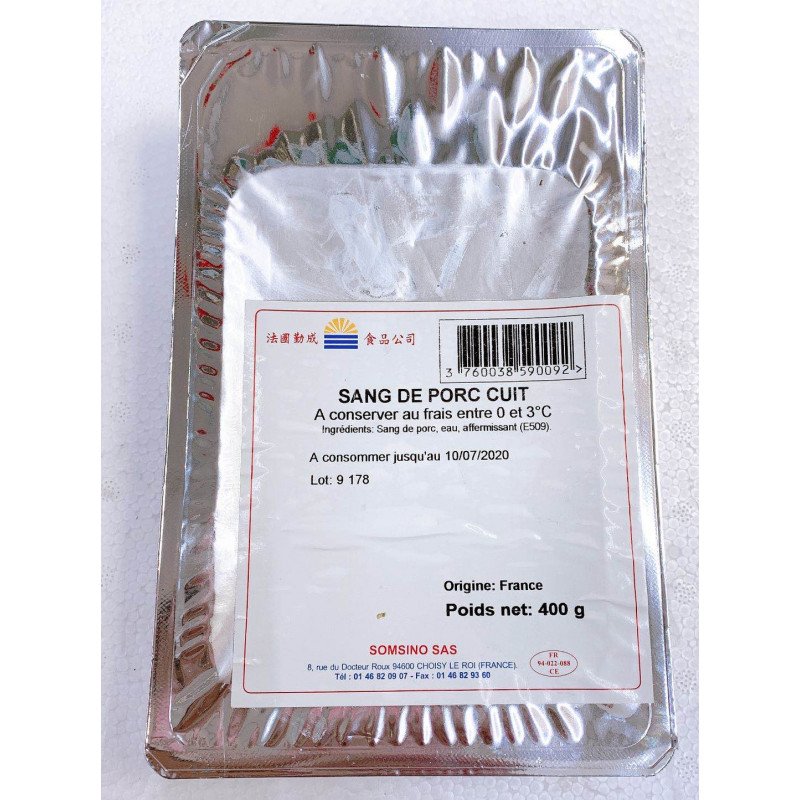 SANG DU PORC CUITE(TIẾT LỢN CHÍN) BAQUETTE 400GR FR