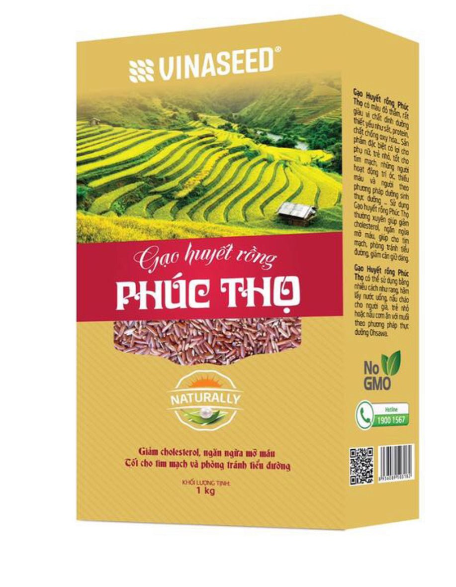 RIZ COMPLET ROUGE (GẠO LỨT HUYẾT RỒNG) 1KG