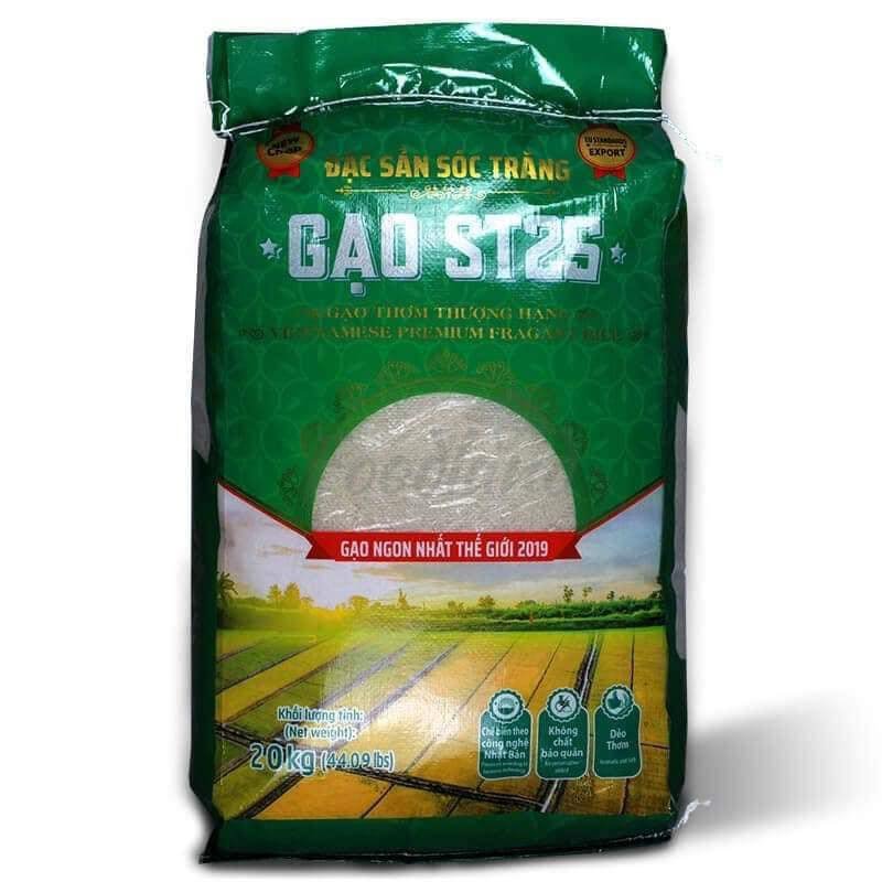 2 BAO GẠO VINASEED ST25/ VJ / NẾP  20KG